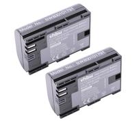 2x Batteria per Blackmagic Micro Studio Camera 4K Pocket Cinema 4K 1300mAh 7,4V