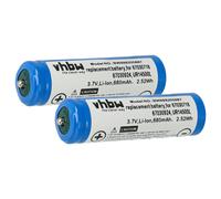 2x Batteria per Braun 60-B7500cc 60-N1000s 60-B7200cc 5764 60-B1200s 680mAh 3,7V