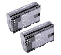 2x Batteria per Canon battery grip BG-E7 BG-9 BG-E6 BG-E13 BG-E14 1300mAh 7,4V