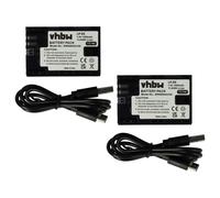 2x Batteria per Canon battery grip BG-E7 BG-9 BG-E6 BG-E13 BG-E14 1600mAh 7,4V