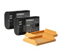 2x Batteria per Canon battery grip BG-E7 BG-E6 BG-E13 BG-E14 BG-E9 2040mAh 7,2V