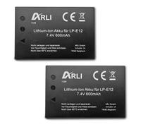 2x Batteria per Canon EOS M50 EOS-M50 LP-E12 LPE12 M2 M10 M100 M200 SX70 LP E12