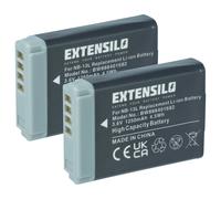 2x Batteria per Canon PowerShot G5 X G1 X Mark III G5X Mark II G7 X 1250mAh 3,6V