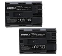 2x Batteria per Canon ZR-20 ZR-40 ZR-30MC ZR-25MC ZR-60 ZR-50MC 1900mAh 7,4V