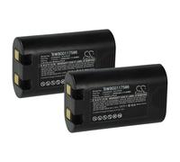 2x Batteria per Dymo Rhino 4200, 5200 1600mAh 7,4V