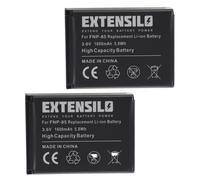 2x Batteria per Easypix DVX5233 Optimus 1600mAh 3,6V