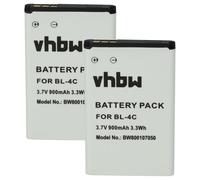 2x Batteria per Emporia Happy E30 FN313 900mAh