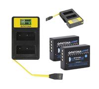 2x Batteria per Fuji NP-W126S VPB-XT2 Power Booster Impugnatura Dual LCD Cari...