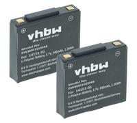 2x Batteria per GN Netcom Jabra GN9125 Flex, GN9125 Micro, GN9125 Mini 340mAh