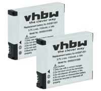 2x Batteria per GoPro HD Hero Motorsports Edition 1100mAh