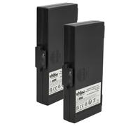 2x Batteria per Hetronic GA TG GL GR-W 2000mAh 9,6V