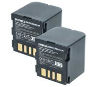 2x Batteria per JVC GR-D290US GR-D290EG GR-D290E GR-D290 GR-D275US 1500mAh 7,4V