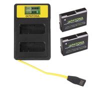 2x batteria premium per Nikon EN-EL14 decodificata Coolpix reflex caricatore USB