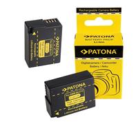 2x Batteria per Panasonic DMW-BLC12 E Lumix DM FZ200 BLC12 BLC12PP FZ1000 G5 ...