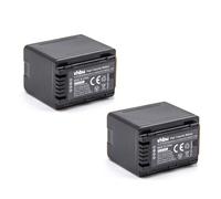 2x Batteria per Panasonic HC-V270 HC-V380 HC-V510 HC-V520 HC-V520GK 3200mAh