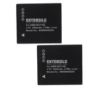 2x Batteria per Panasonic Lumix DMC-FX700S DMC-FX75K DMC-FX75S 1000mAh 3,7V