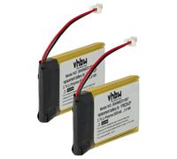 2x Batteria per Sena SF1, SMH-20S, 10S, SMH-10S, 20S, SF2, SF3 650mAh 3,7V