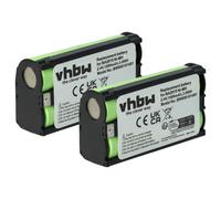 2x Batteria per Sennheiser EW 300 IEM G3, EW 300 G2, EW 300 G4 1500mAh 2,4V