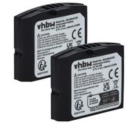 2x Batteria per Sennheiser NCI-PLS100H 140mAh