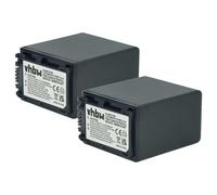 2x Batteria per Sony HDR-CX130E HDR-CX130EB HDR-CX130EL HDR-CX130B 2200mAh