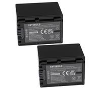2x Batteria per Sony HDR-PJ330E HDR-PJ320VE HDR-PJ410E HDR-PJ420VE 2060mAh 7,4V