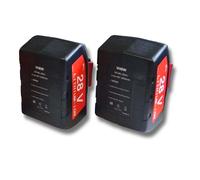 2x Batteria per Würth BS 28-A Combi 2Ah 28V