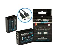 2x Batteria Platinum per Fuji NP-W126 con ingresso USB C FUJIFILM X-H1 X-Pro3...