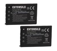 2x Batteria sostituisce Casio NP-20 700mAh 3,7V
