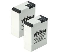 2x Batteria sostituisce GoPro 1ICP7/26/33-2 601-00724-00ACHDHN-301 1180mAh