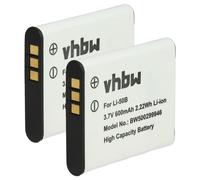 2x Batteria sostituisce Kodak LB-052 600mAh 3,7V