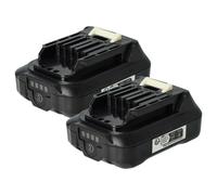 2x Batteria sostituisce Makita 197402-0, 197406-2, 632F39-7, BL1015 2,5Ah 12V