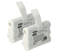 2x Batteria sostituisce Midland PB-X6 700mAh 3,6V