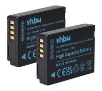 2x Batteria sostituisce Panasonic DMW-BCG10E DMW-BCG10 750mAh 3,6V