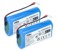 2x Batteria sostituisce Spektrum SPMB2000LITX 2600mAh 7,4V Li-Ion