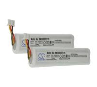2x Batteria sostituisce Telenot BP3, 100056112 1200mAh 6V alcalina