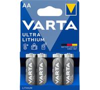 2x Batteria Varta Ultra Lithium AA Mignon FR14505 61064 1.5V Blister da 4