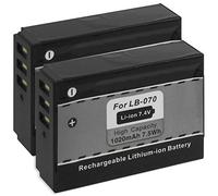 2x Batterie LB-070 per Kodak PIXPRO S-1 / PIXPRO AZ651 AstroZoom