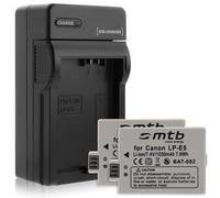 2x Batterie LP-E5 + Caricatore per Canon Rebel T1i, XS, Xsi