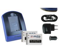 2x Batterie + USB Caricatore NB-5L per Canon PowerShot SX200 IS, SX210 IS