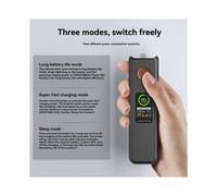 2X Battery Handle for Osmo Pocket 3 High-Capacity 5000mAh Battery Fast Charging with 1.47inch LCD Color Screen