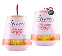2X Bauli il Pandoro di Verona Classico Senza Glutine e Senza Lattosio (Lactose & Gluten Free) 500g con Portachiavi CAIYA® [2 Pandori]