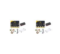 2X BBC Microbit Go Start Kit Micro:Bit BBC Development Board Apprendimento Programmabile DIY con Clip A Coccodrillo Set di Puntali