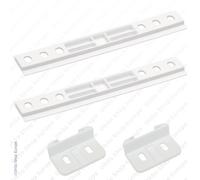 2x Beko Frigorifero Integrato Freezer Decorazione Porta Scorrevole Barre Guida