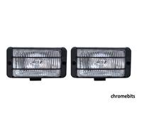 2x Bianco Anteriore Faro Fendinebbia Giorno Luci 12V H3 55W Paraurti Lampada 4x4