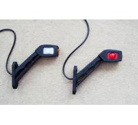 #2x Bianco Rosso Ambra 12/24V LED Posteriore Indicatore Luci per Scania Renault