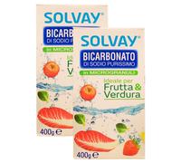 2x Bicarbonato Di Sodio Purissimo, In Microgranuli. Ideale Per Frutta & Verdura