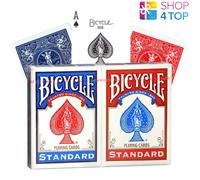 2x Bicycle Rider Back Carte Da Gioco Poker Mazzi Red & Blue Standa