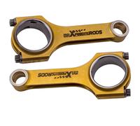 2x Bielle Connecting Rods for Fiat 500 Old Model 2 cylinder 130mm Titanized