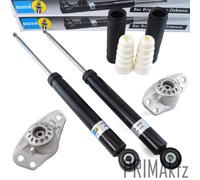 2x BILSTEIN Ammortizzatore + Manicotti-Polvere Supporto Posteriore per VW Noor