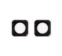 2X Black Durable Aluminum Metal Frame Glass Lens Ring Cover Replacement Kit for HERO 5/4 Session Camera